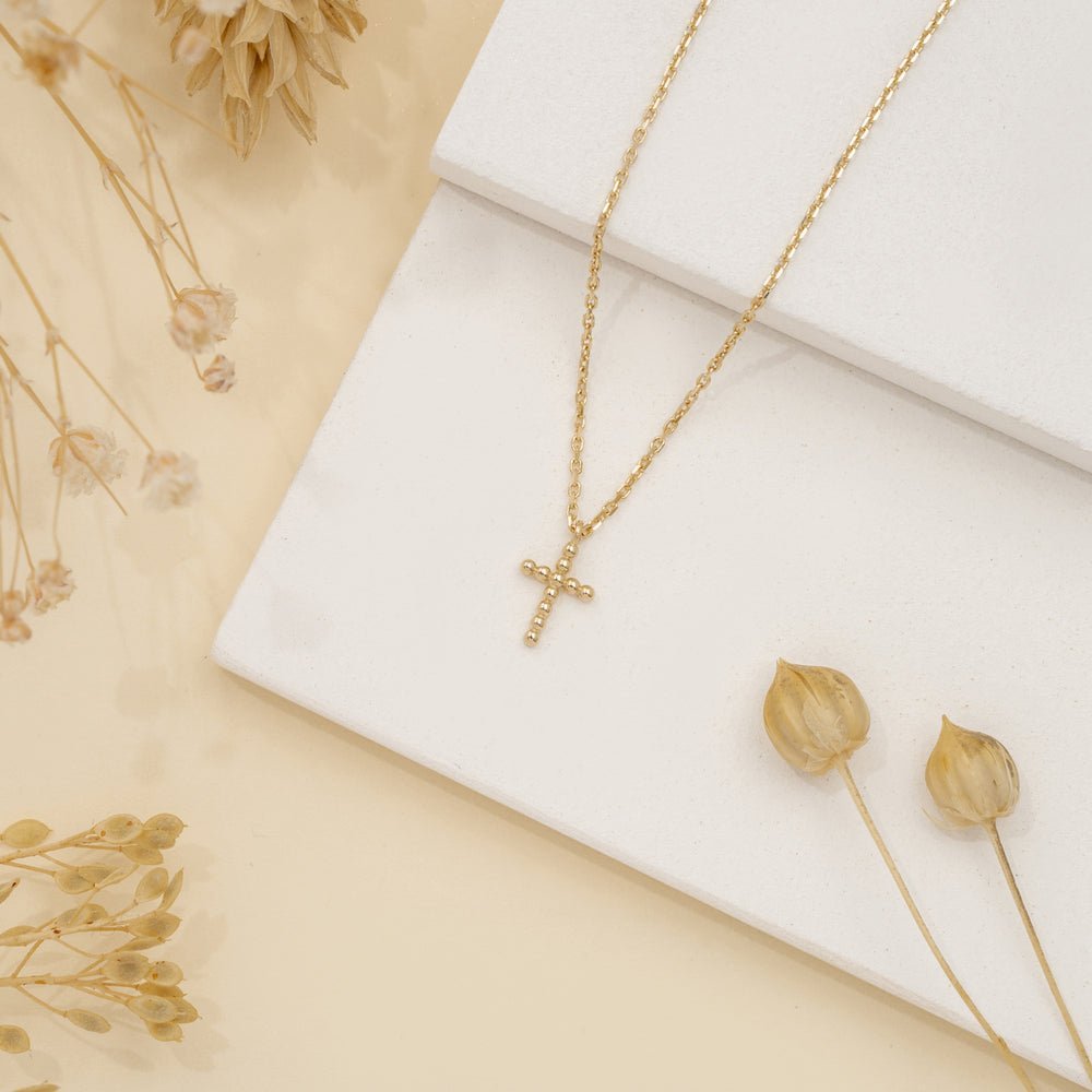 Beaded Cross Necklace