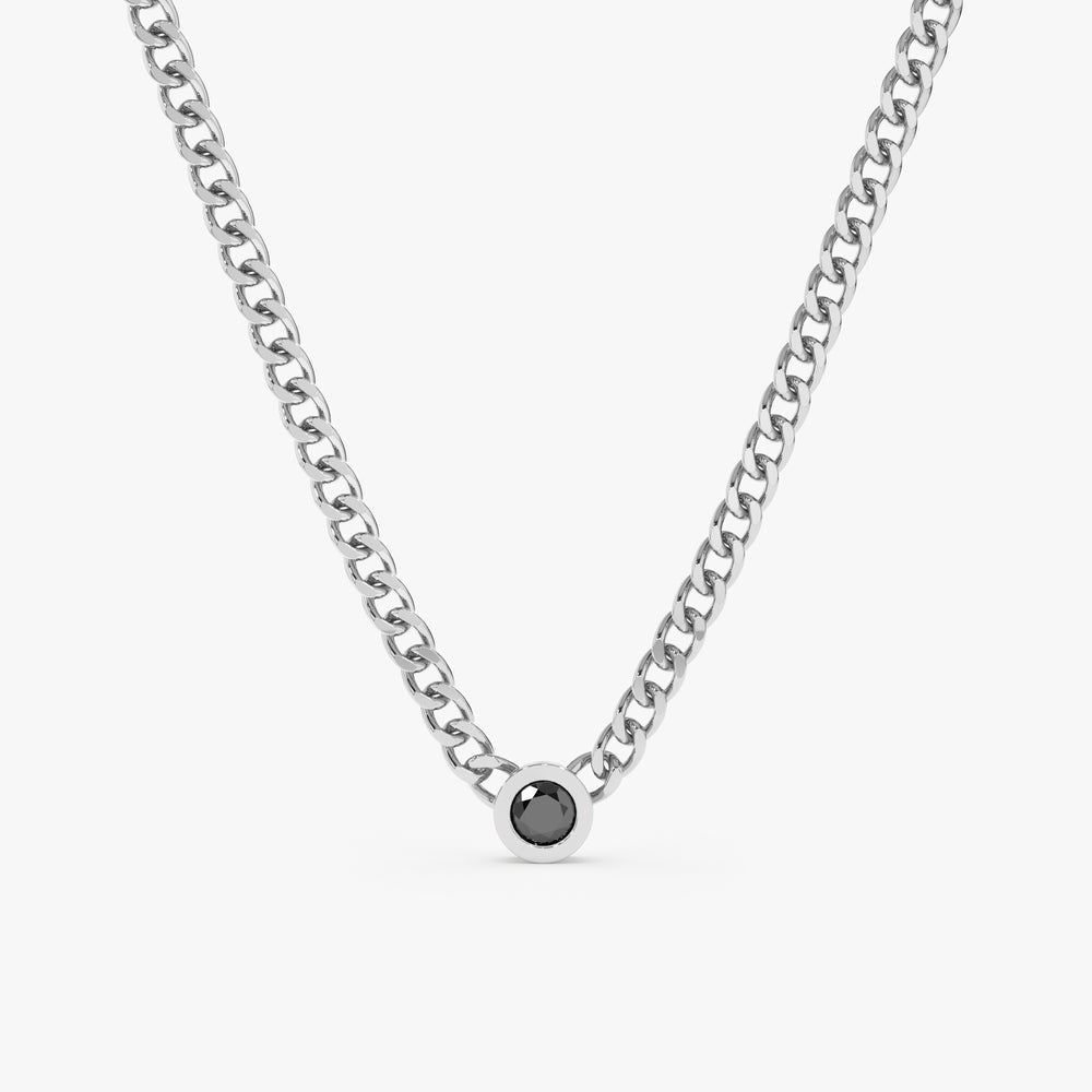 Black Diamond Cuban Chain