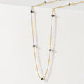 Black Diamond Station Necklace