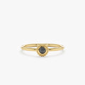 Black Onyx Art Deco Ring