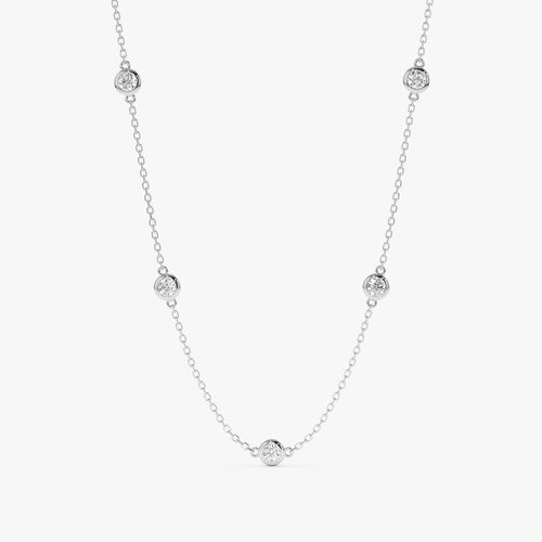 Bold Diamond By The Yard Necklace