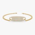 Bold Diamond ID Bracelet