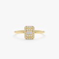 Bold Natural Diamond Engagement Ring