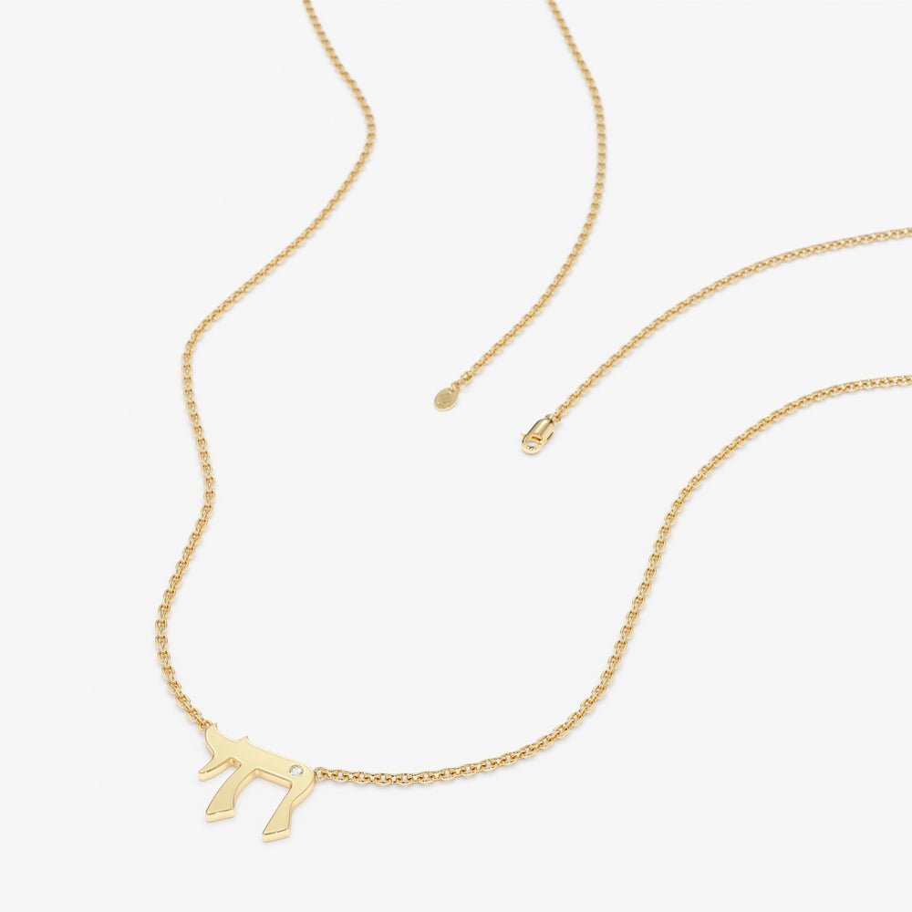 Chai (Life) Diamond Necklace