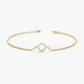 Circle Diamond Bracelet