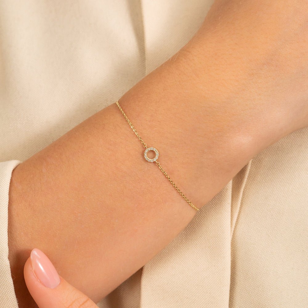 Circle Diamond Bracelet