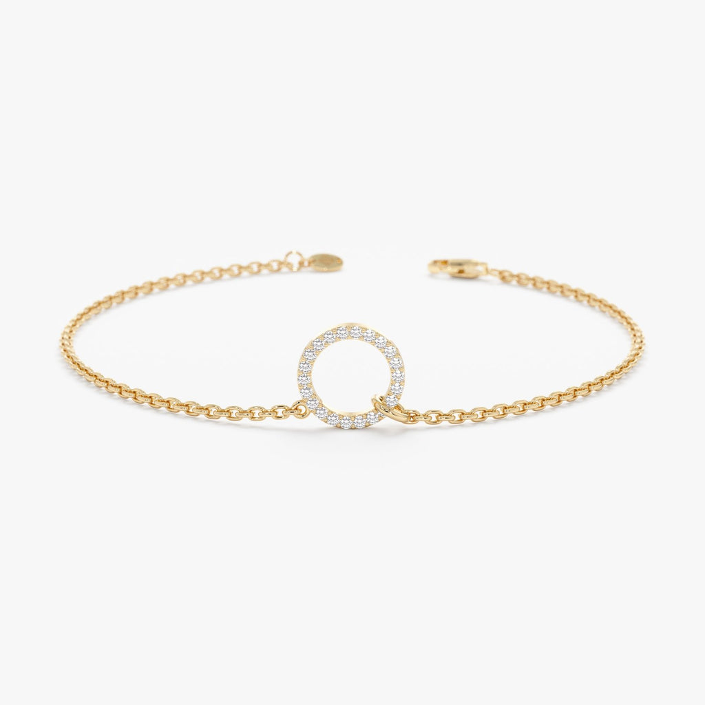 Circle Diamond Bracelet