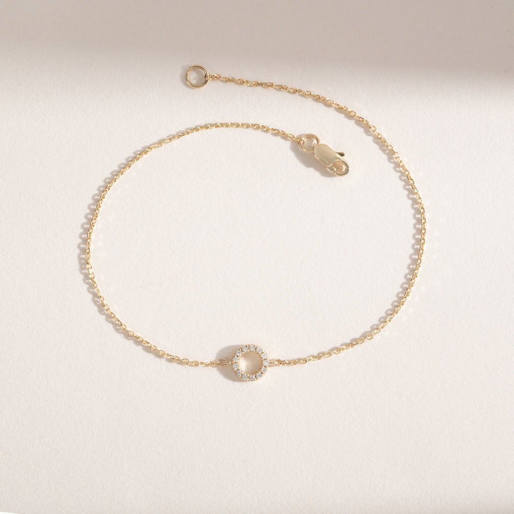 Circle Diamond Bracelet