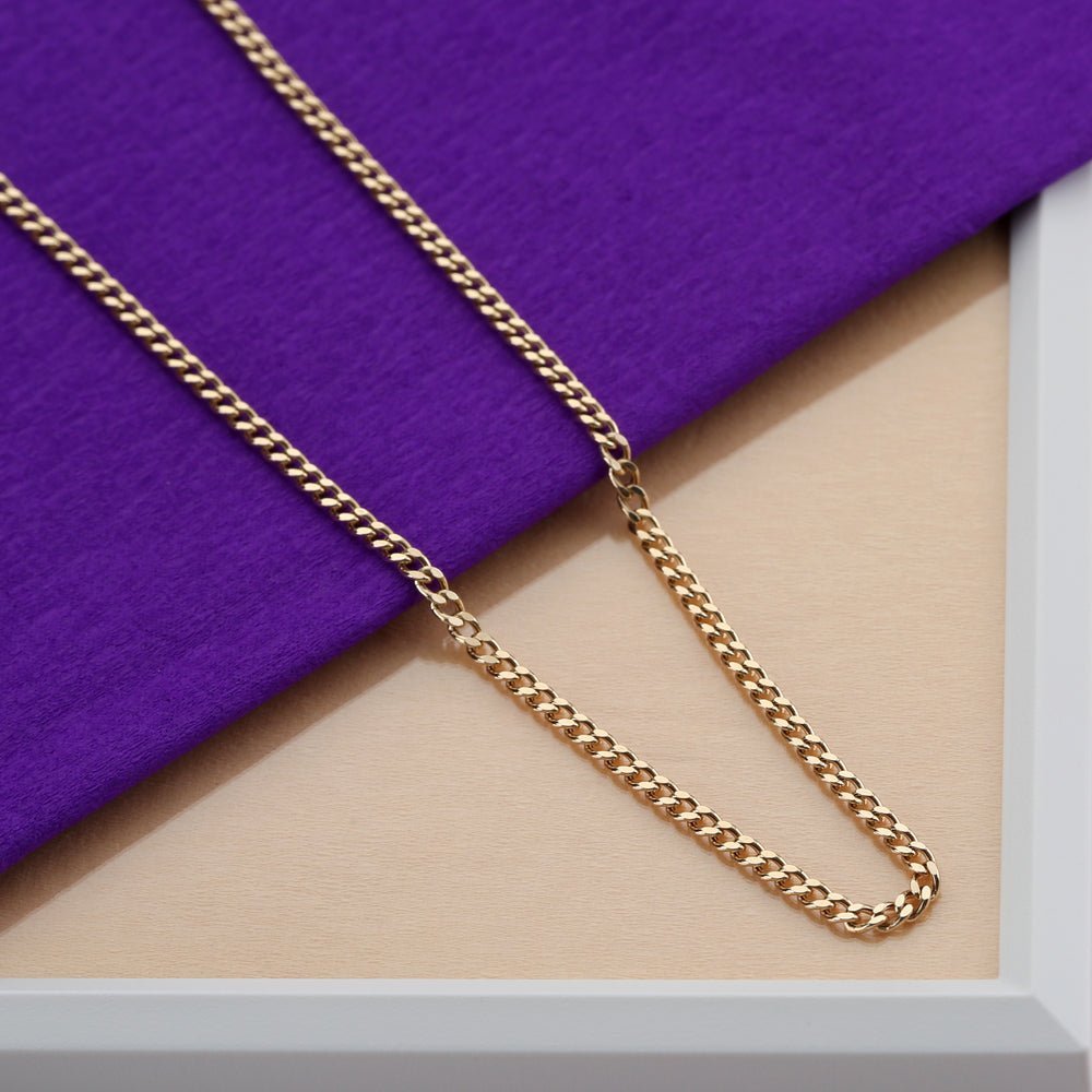 Cuban Link Chain Necklace - 3 mm