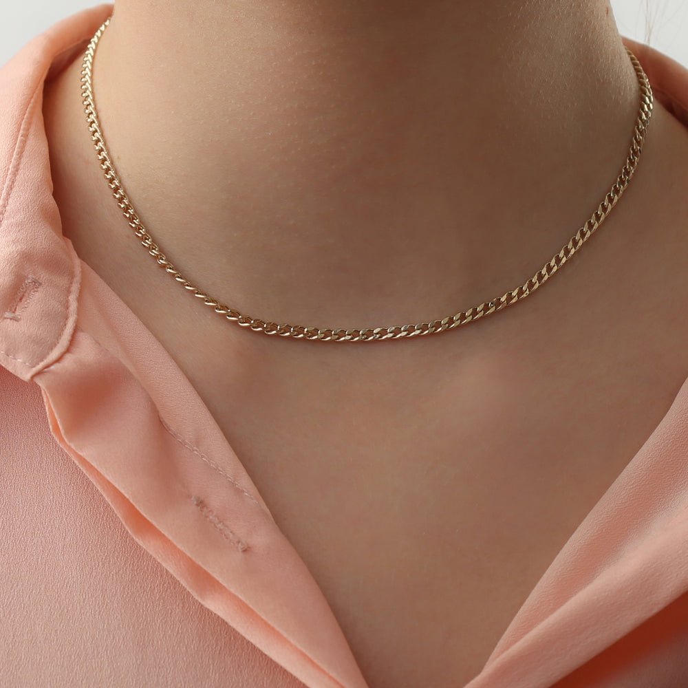 Cuban Link Chain Necklace - 3 mm