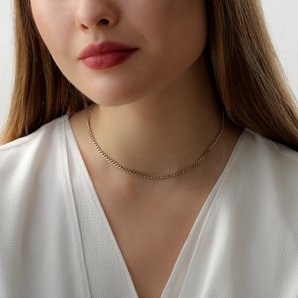 Cuban Link Chain Necklace - 3 mm
