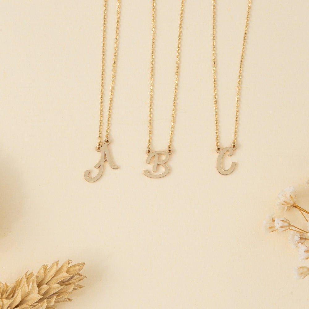 Cursive Initial Necklace