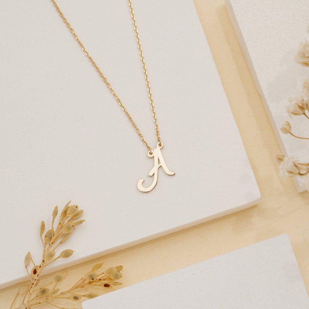 Cursive Initial Necklace
