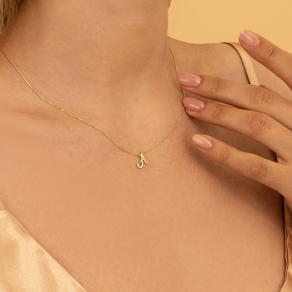 Cursive Initial Necklace