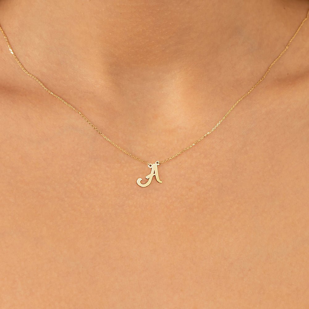 Cursive Initial Necklace