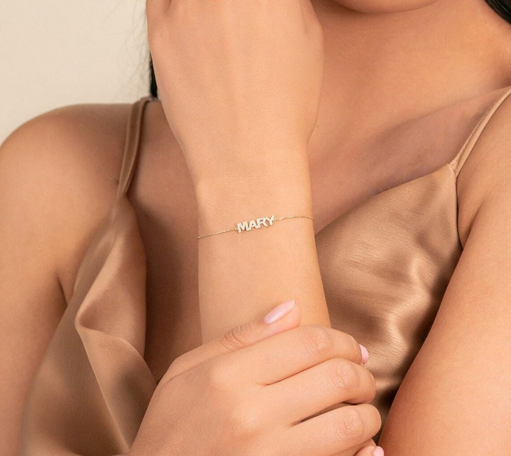 Custom Name Diamond Bracelet