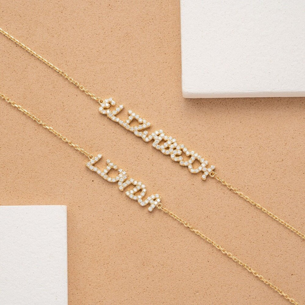 Custom Name Diamond Bracelet