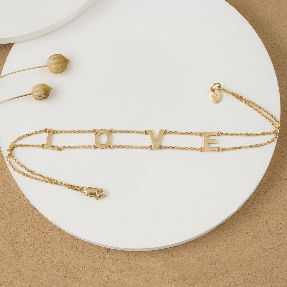 Custom Name Double Chain Bracelet