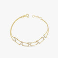 Custom Name Double Chain Bracelet