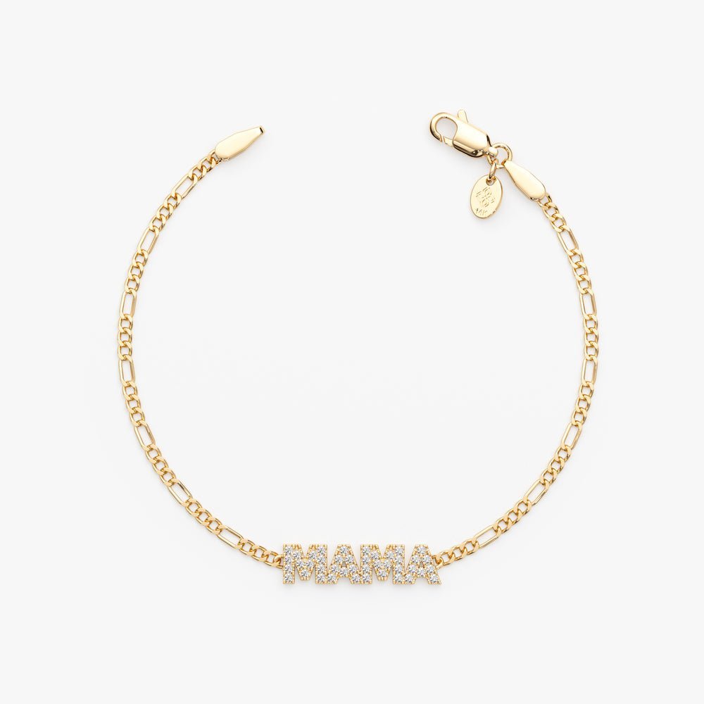 Custom Name Figaro Chain Bracelet