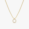 Dainty Circle Of Life Natural Diamond Necklace