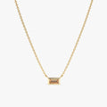 Dainty Citrine Necklace