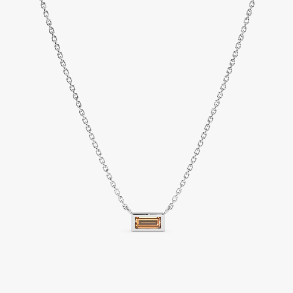 Dainty Citrine Necklace