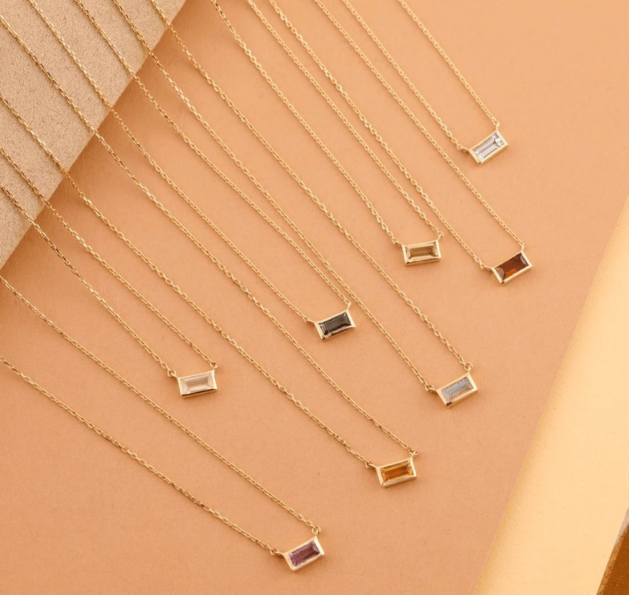 Dainty Citrine Necklace