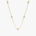 Dainty Diamond By The Yard Necklace
