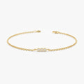 Dainty Diamond Trio Bracelet