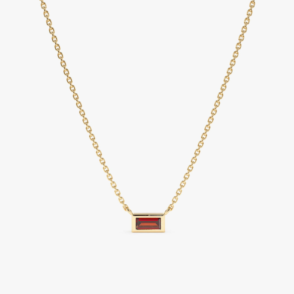 Dainty Garnet Necklace
