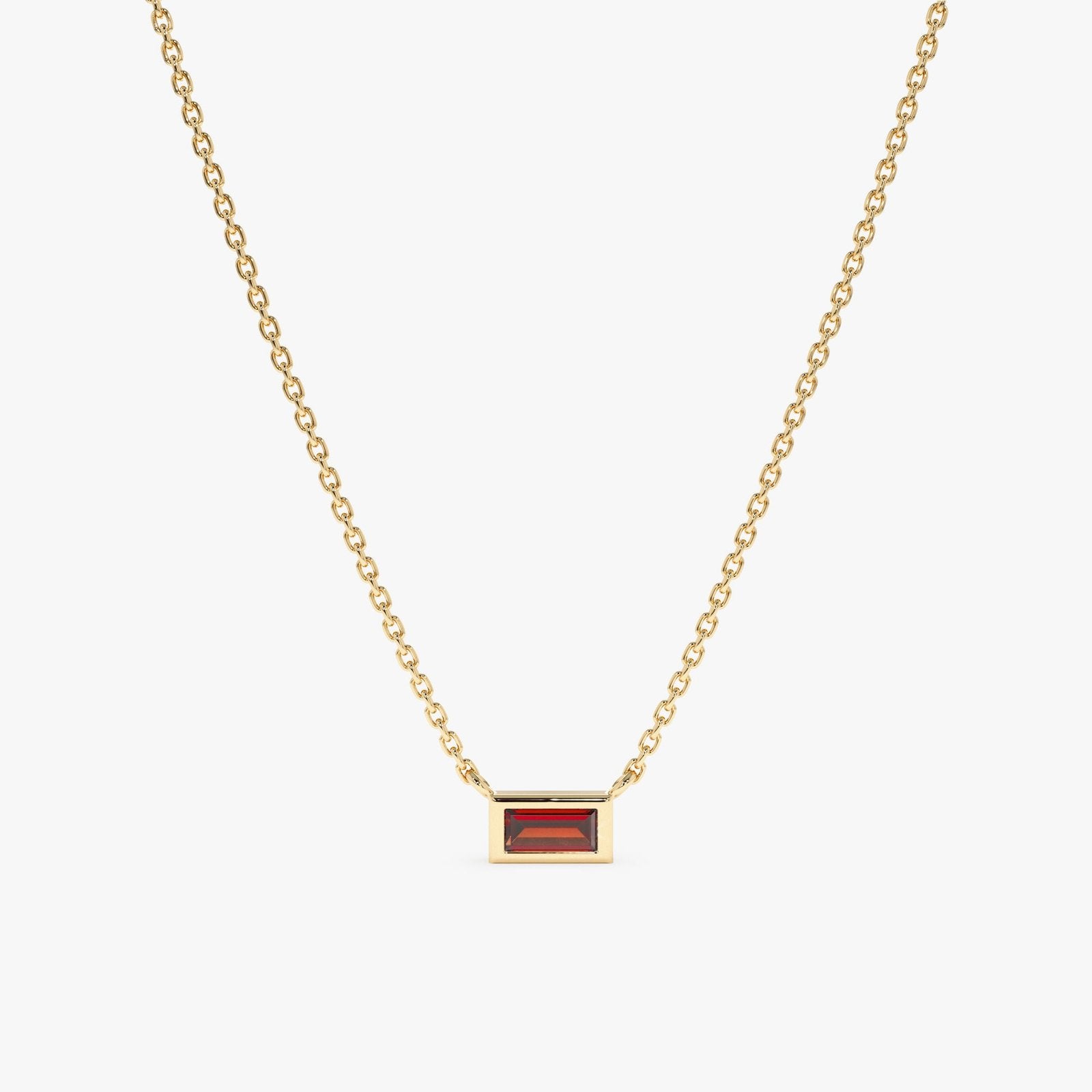 Dainty Garnet Necklace