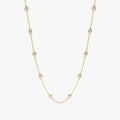 Dainty Multi Diamond By The Yard Necklace