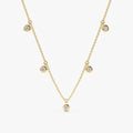 Dainty Natural Diamond by the Yard Necklace
