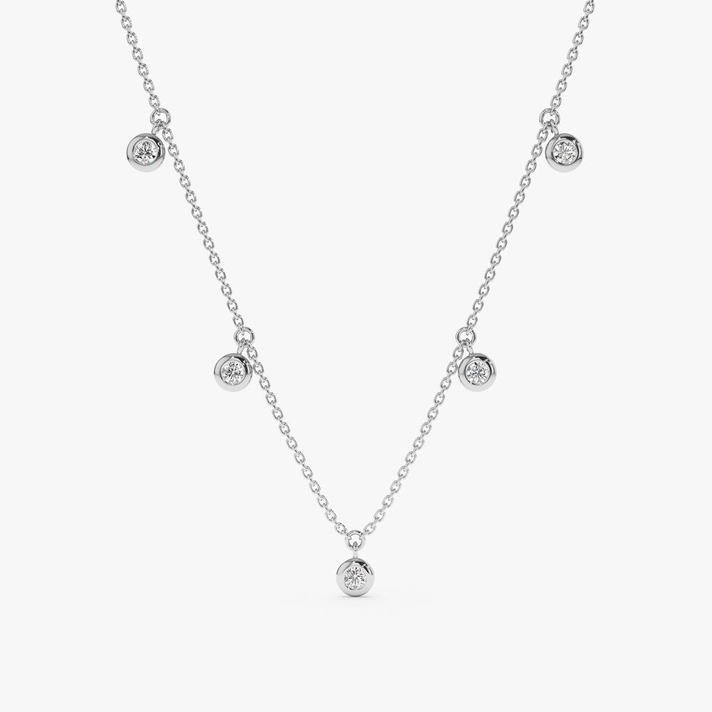 Dainty Natural Diamond by the Yard Necklace