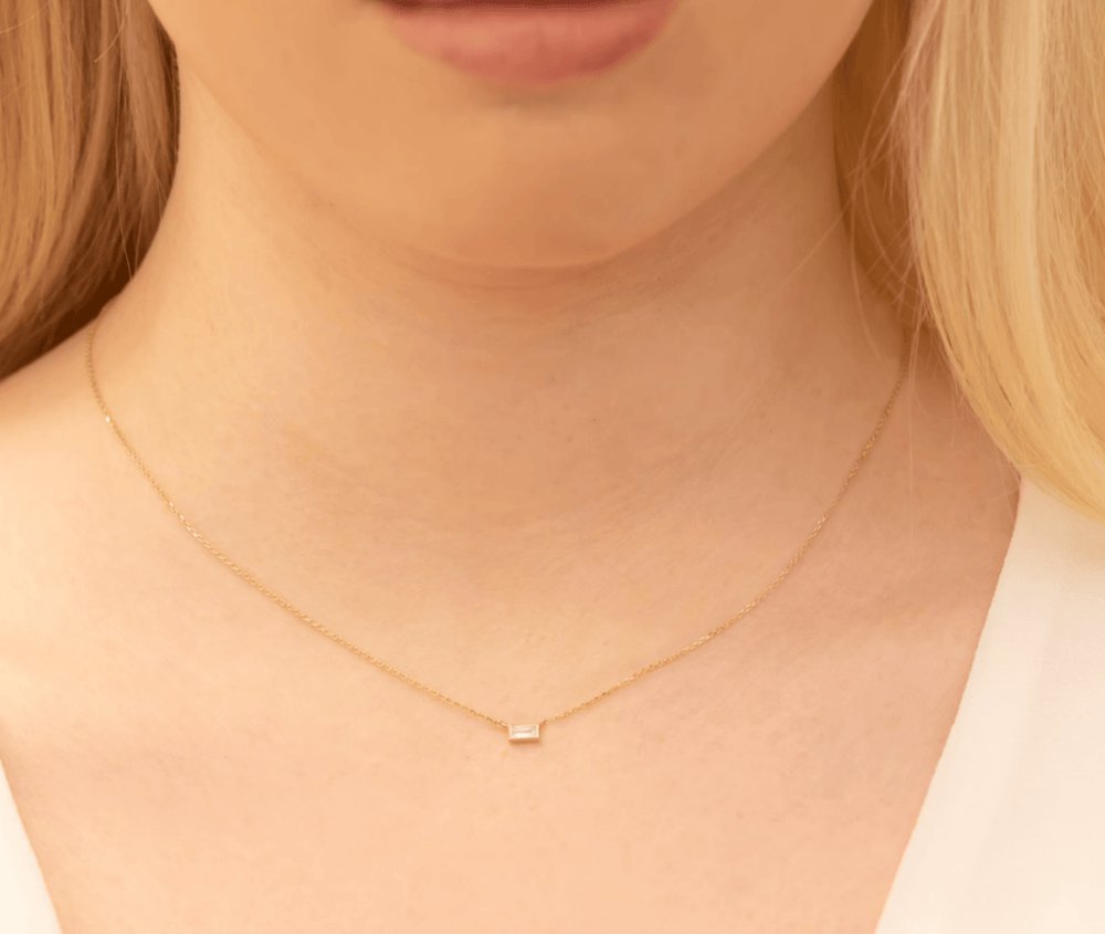 Dainty Natural Diamond Necklace