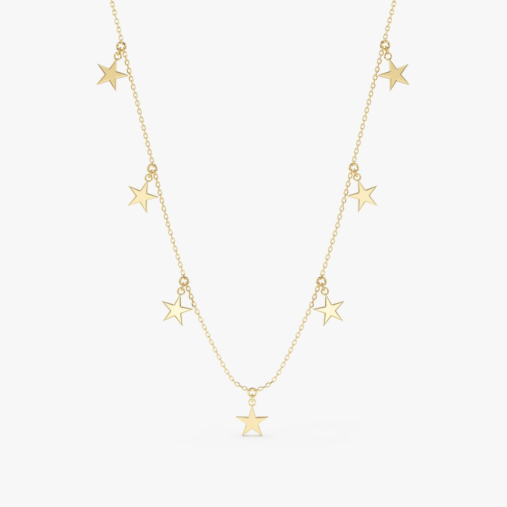 Dainty Star Drop Necklace