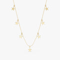 Dainty Star Drop Necklace