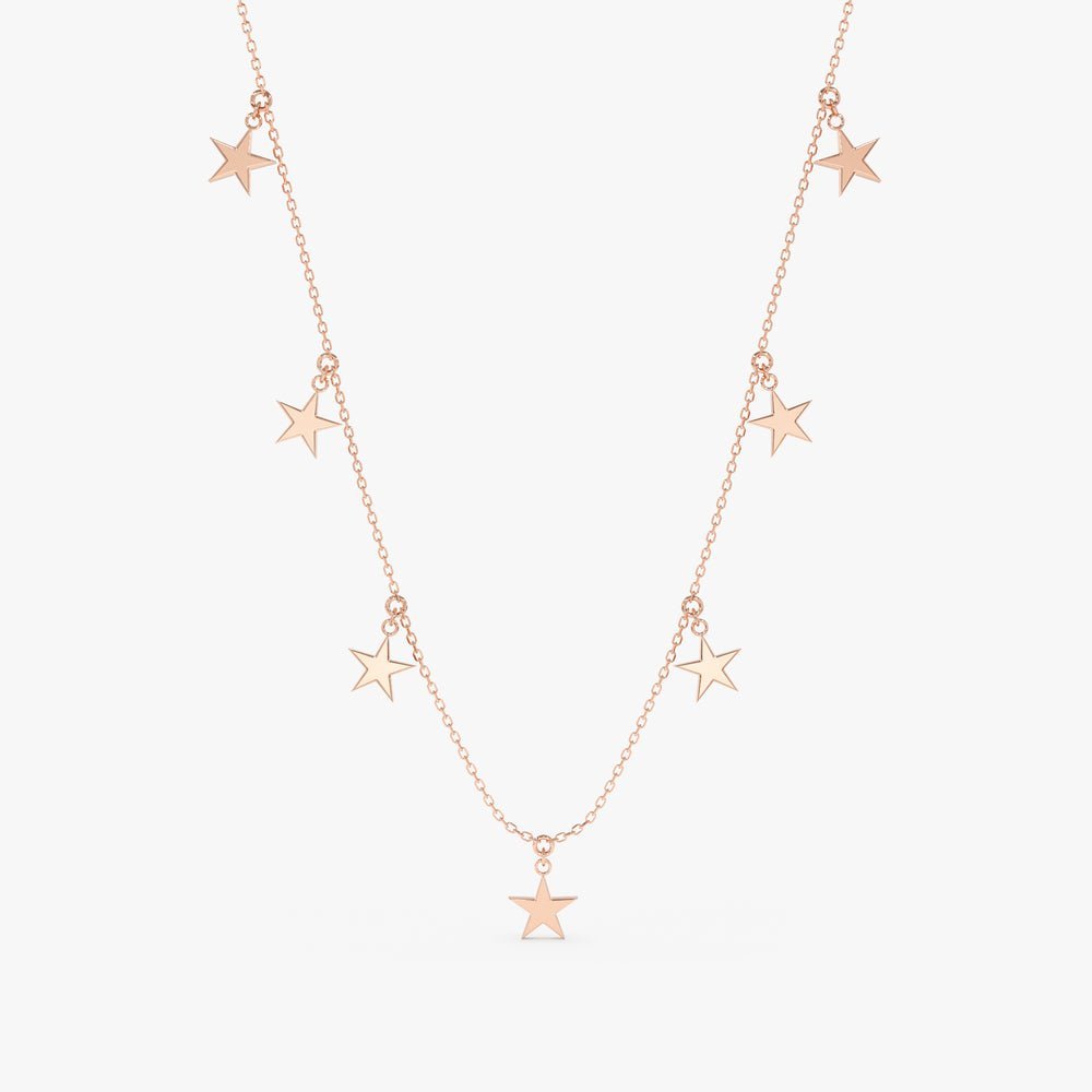 Dainty Star Drop Necklace