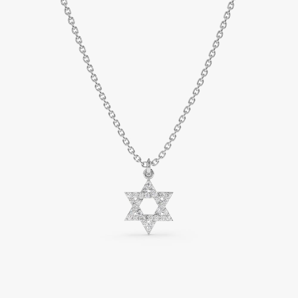 Dainty Star of David Charm Necklace