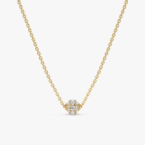 Diamond Ball Necklace