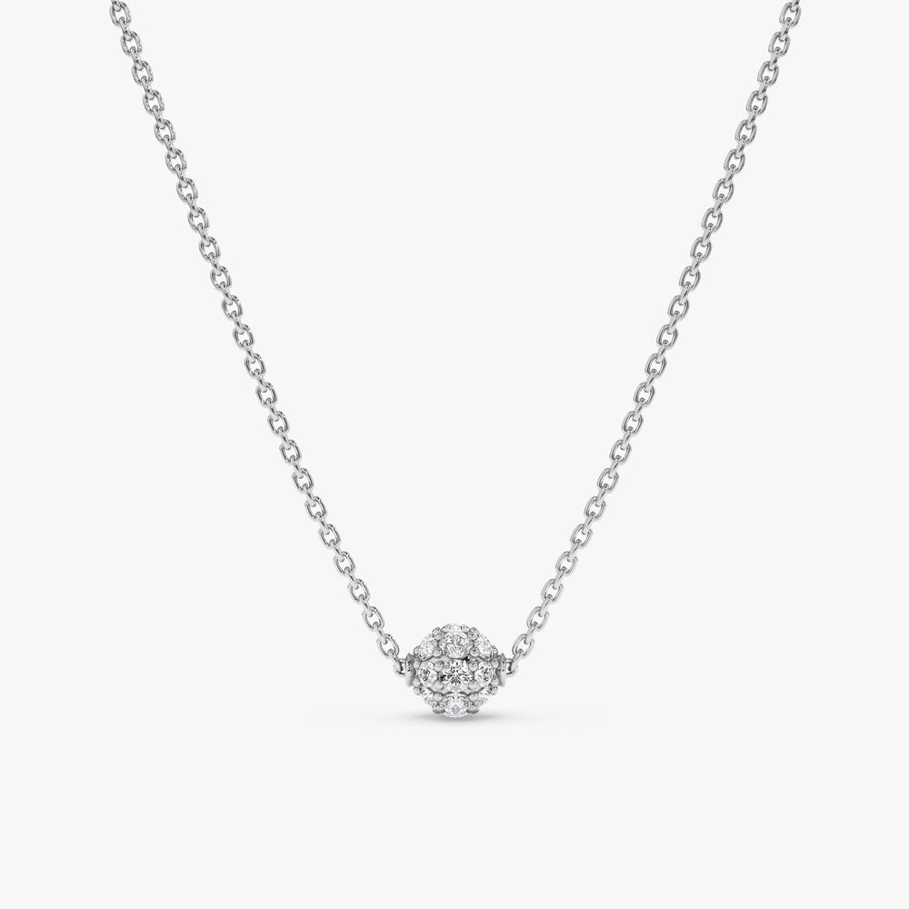 Diamond Ball Necklace