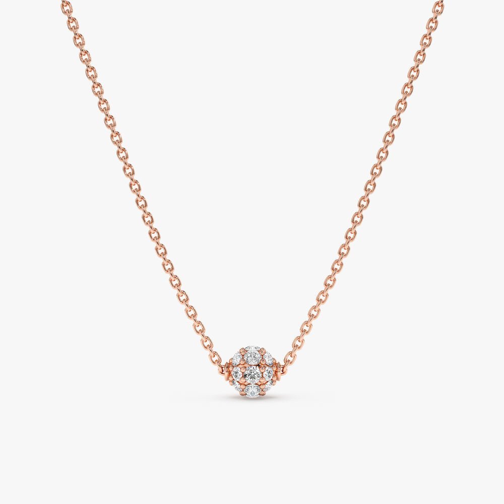 Diamond Ball Necklace