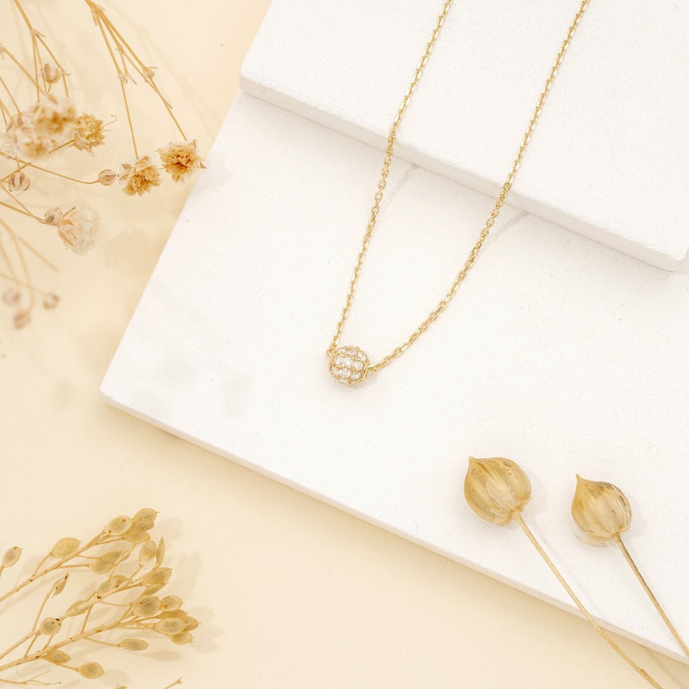 Diamond Ball Necklace