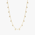 Diamond Bezel Station Necklace