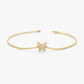 Diamond Butterfly Bracelet