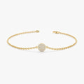 Diamond Disc Bracelet