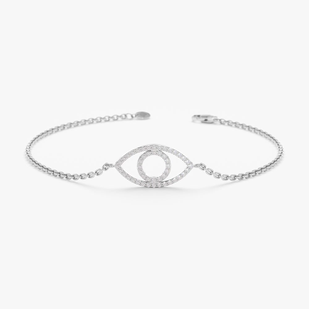 Diamond Eye Cutout Bracelet