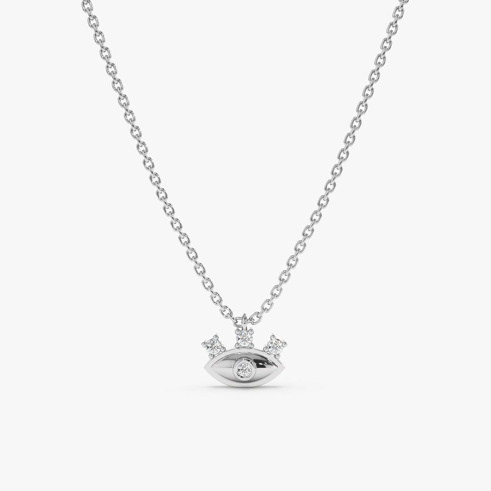 Diamond Eye Lash Necklace