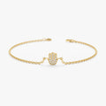 Diamond Hamsa Bracelet